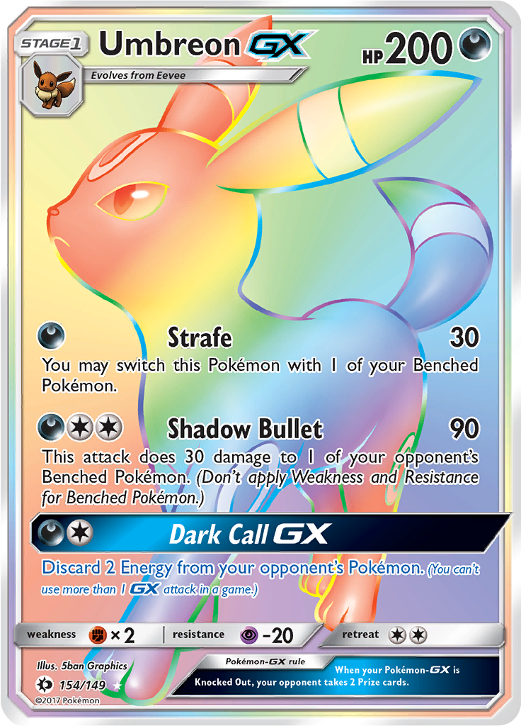 Umbreon GX (Secret) 154/149