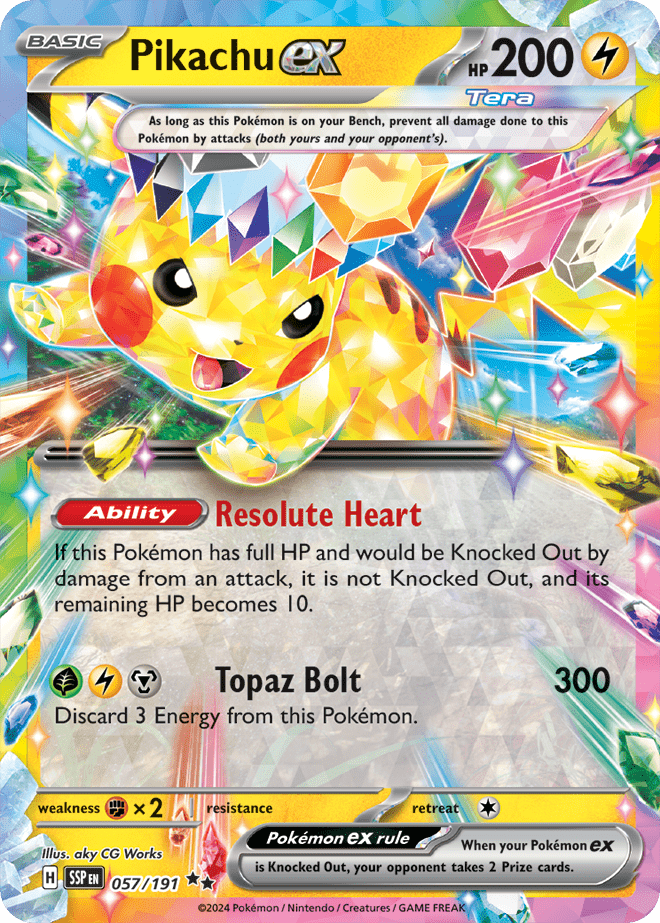 Pikachu Ex - 057/191
