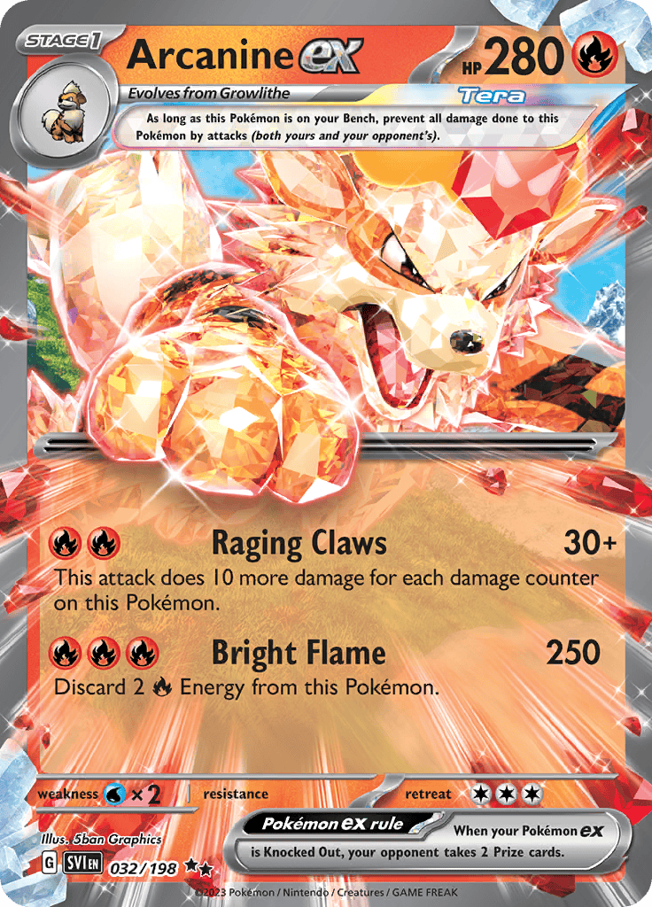 Arcanine Ex 032/198