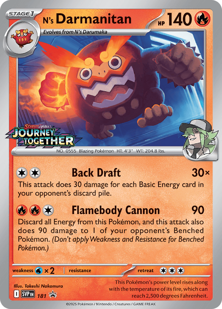 N's Darmanitan (Ediciones Variadas)