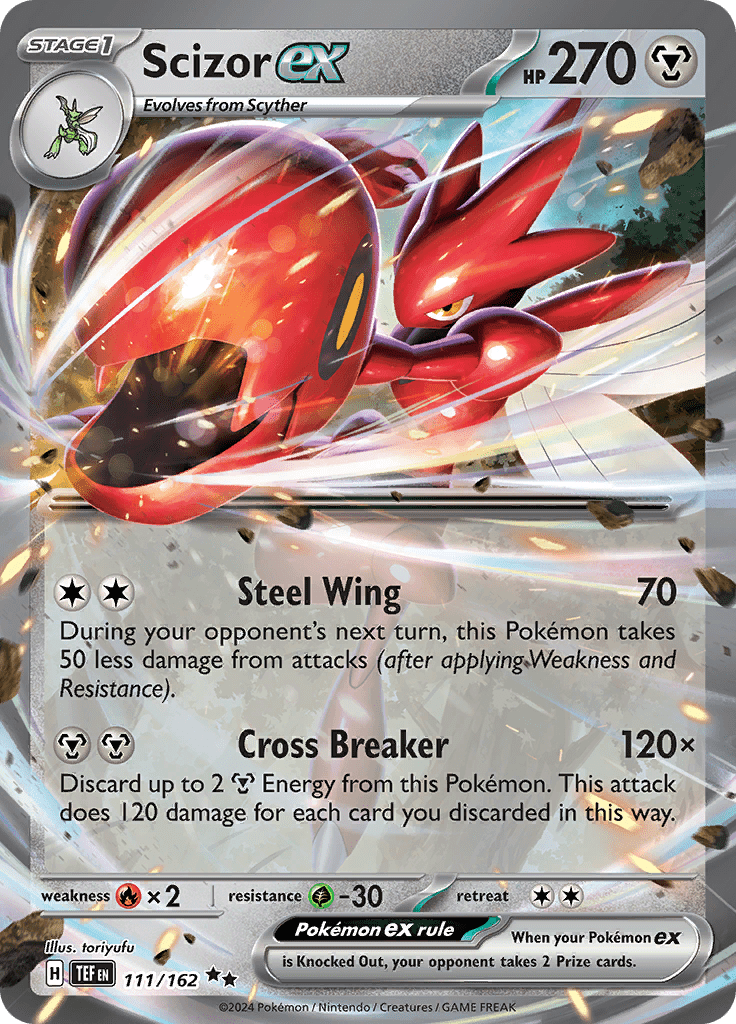 Scizor Ex 111/162