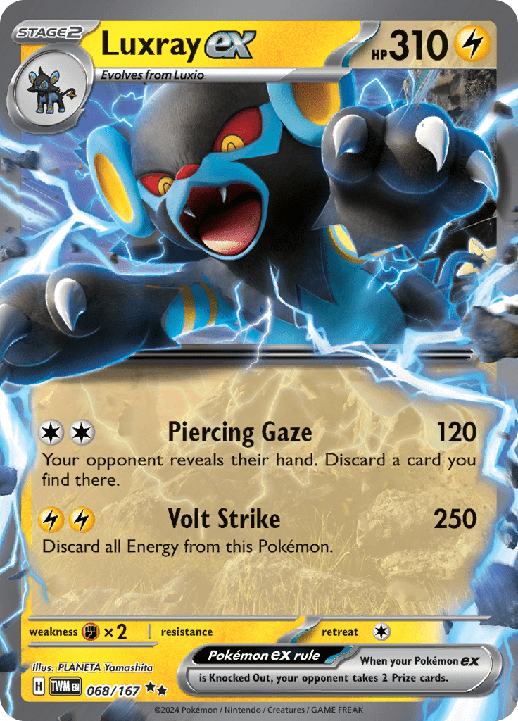 Luxray Ex 068/167