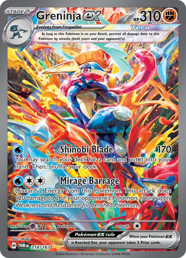 Greninja Ex - 214/167