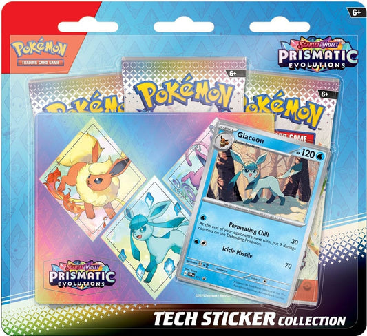 Prismatic Evolutions Tech Sticker Box Prismatic Evolutions