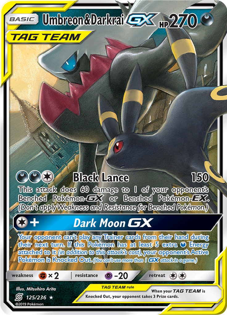Umbreon & Darkrai GX 125/236