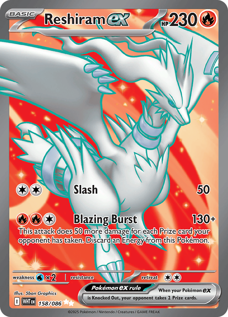 Reshiram Ex - 158/086