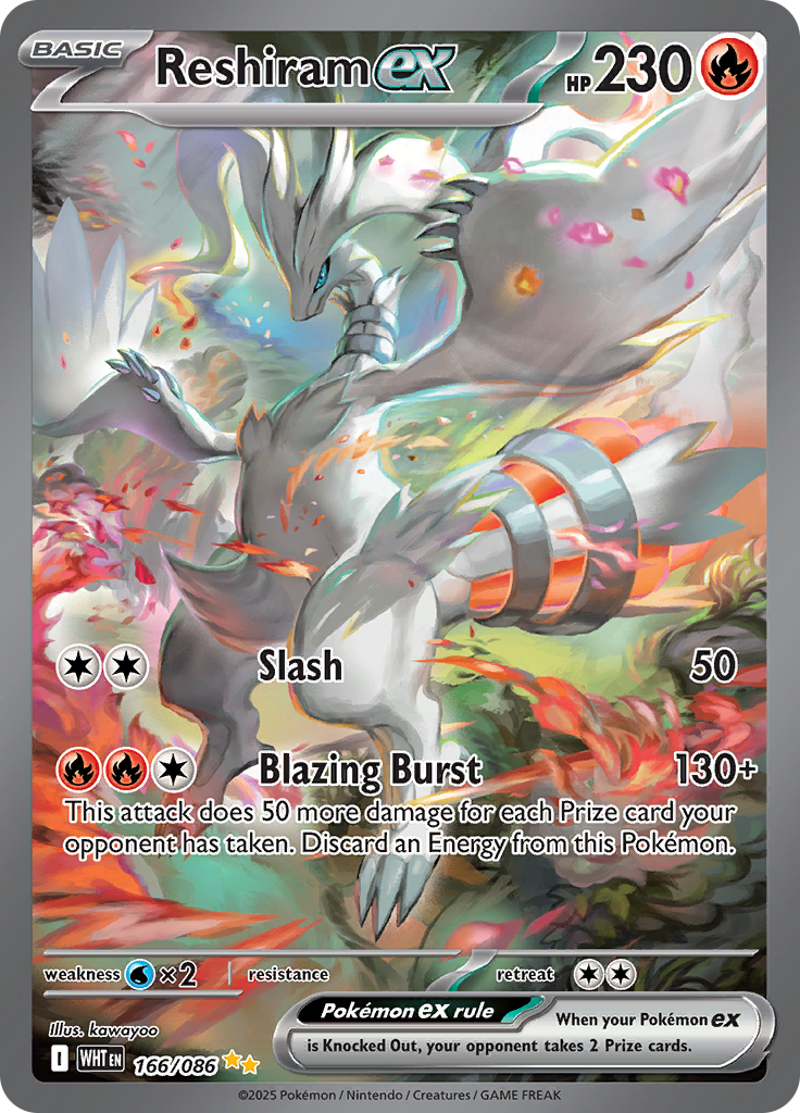 Reshiram Ex - 166/086