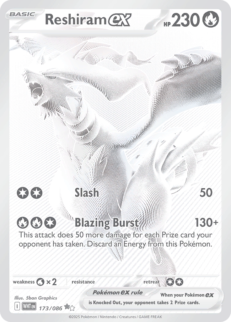 Reshiram Ex - 173/086