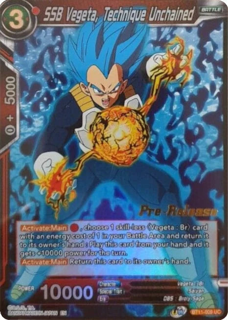 SSB Vegeta, Technique Unchained - Vermilion Bloodline Pre-Release