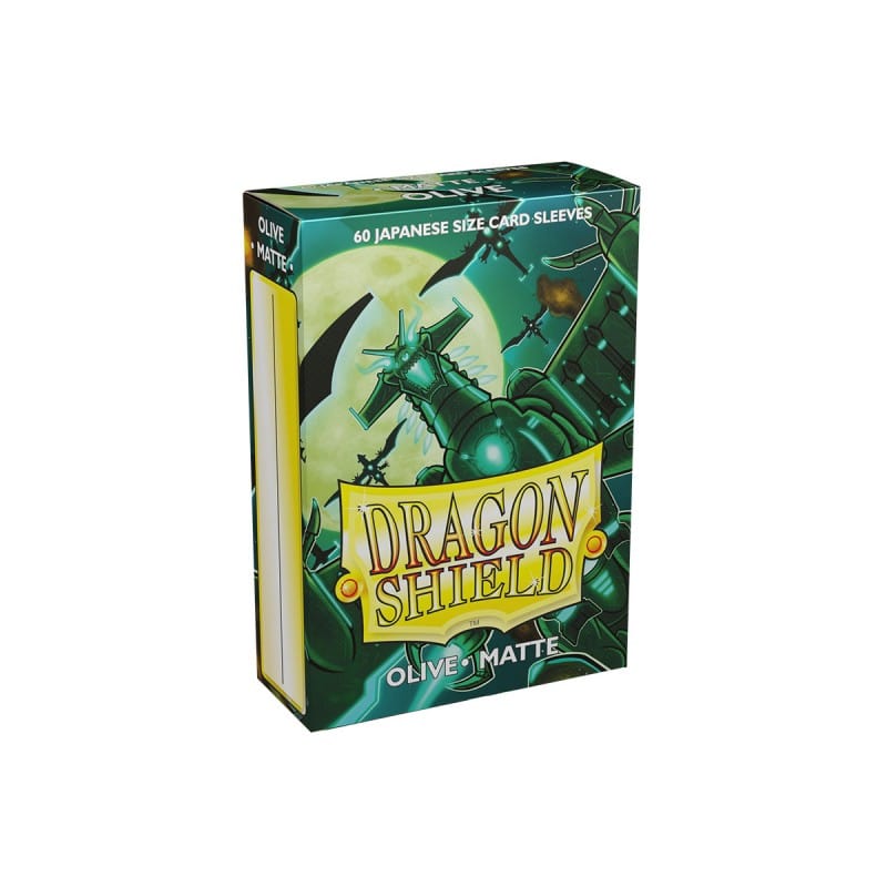 Dragon Shield - Sleeves Japanese Size Matte (60un) "Olive"