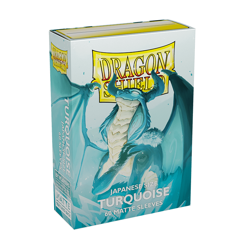 Dragon Shield - Sleeves Japanese Size Matte (60un) "Turquoise"