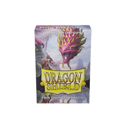 Dragon Shield - Sleeves Japanese Size Matte (60un) "Pink Diamond"