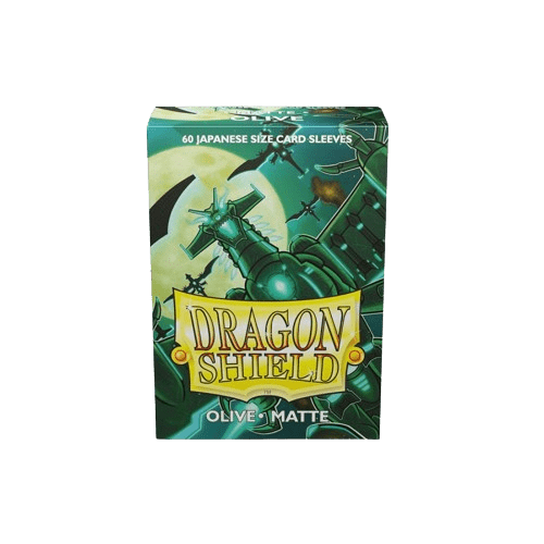 Dragon Shield - Sleeves Japanese Size Matte (60un) "Olive"