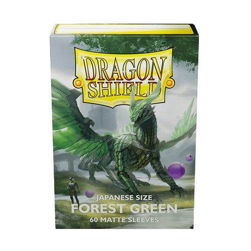 Dragon Shield - Sleeves Japanese Size Matte (60un) "Forest Green"