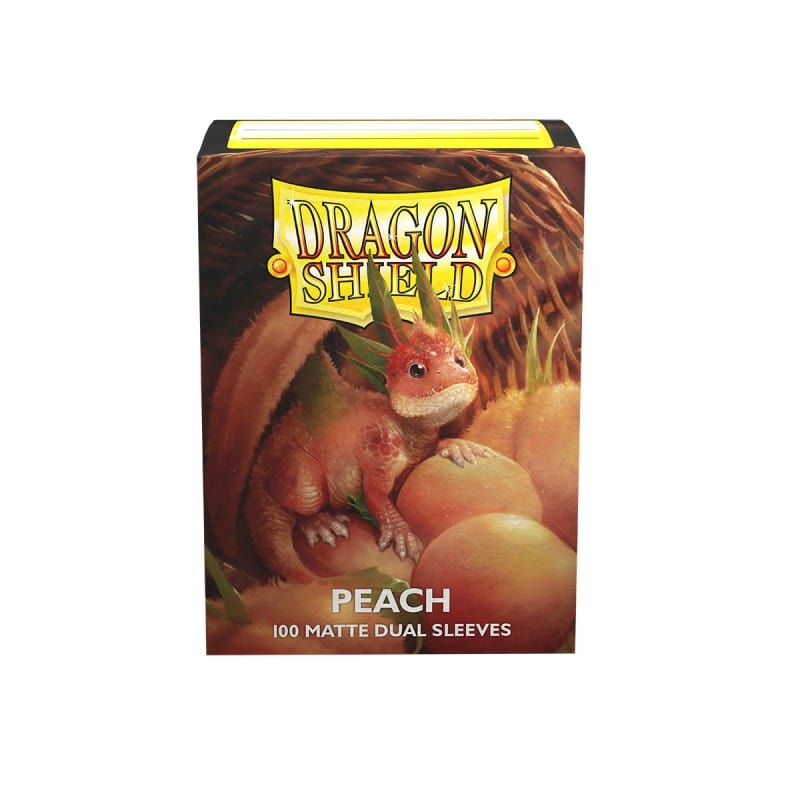 DRAGON SHIELD PEACH SLEEVES STANDARD SIZE MATTE DUAL (100Un)