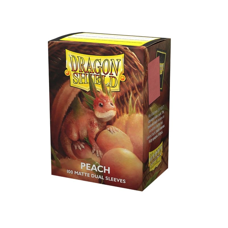 DRAGON SHIELD PEACH SLEEVES STANDARD SIZE MATTE DUAL (100Un)