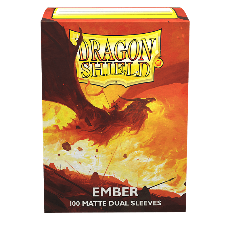 DRAGON SHIELD EMBER SLEEVES STANDARD SIZE MATTE DUAL (100Un)