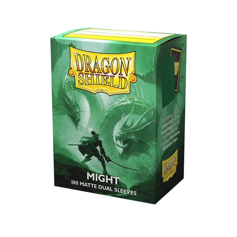 DRAGON SHIELD MIGHT SLEEVES STANDARD SIZE MATTE DUAL (100Un)