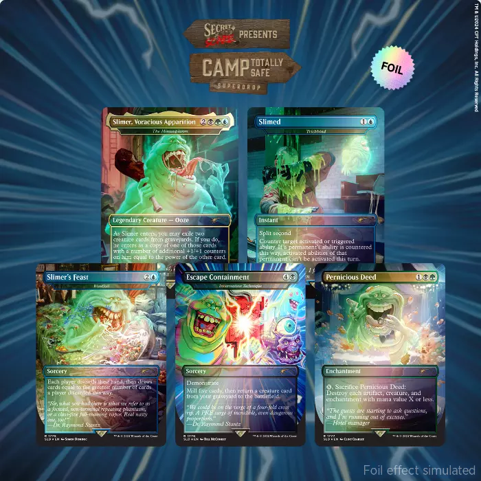 Secret Lair x Ghostbusters: Slimer Foil Edition