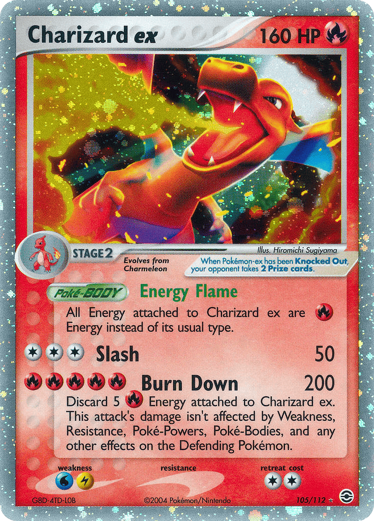 Charizard Ex 105/112 FireRed & LeafGreen (RG)