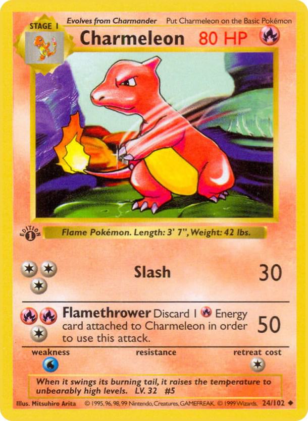 Charmeleon 24/102 Base Set (BSS)
