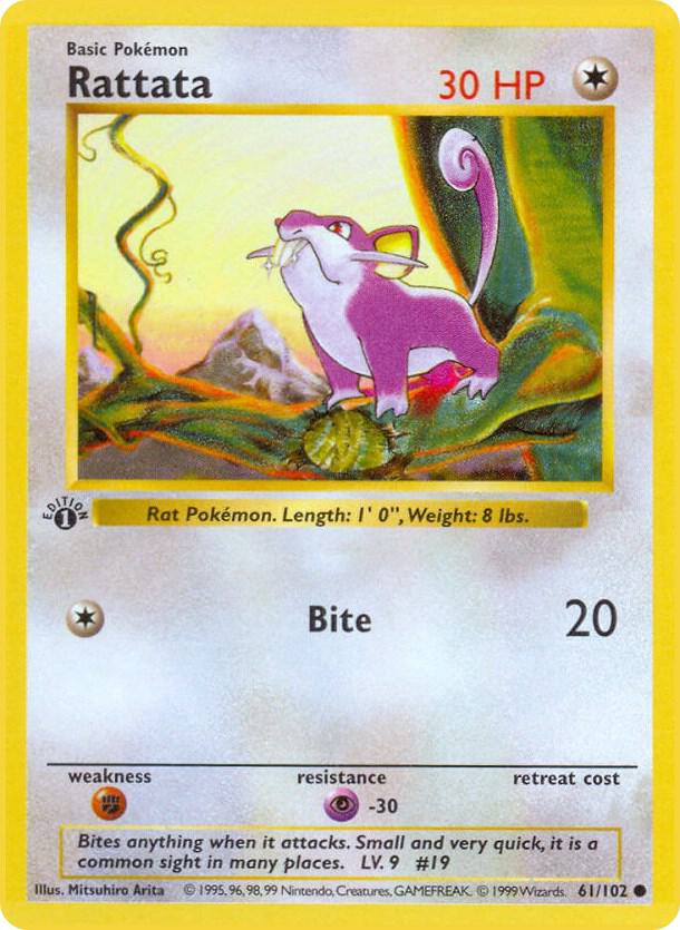 Rattata 061/102 Base Set (BSS)