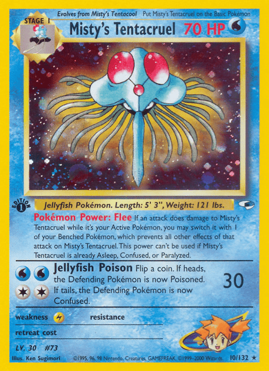 Misty's Tentacruel (First Edition) 010/132