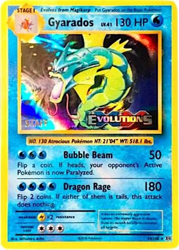 Gyarados - 34/108 (Prerelease) [Staff] - XY Promos (PR)