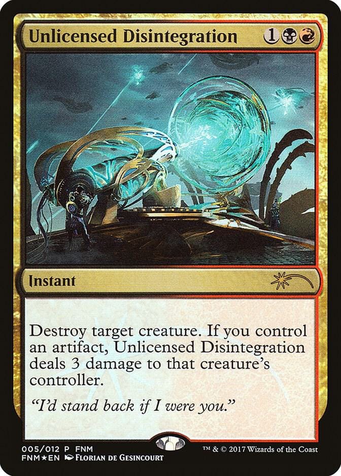 Unlicensed Disintegration P5
