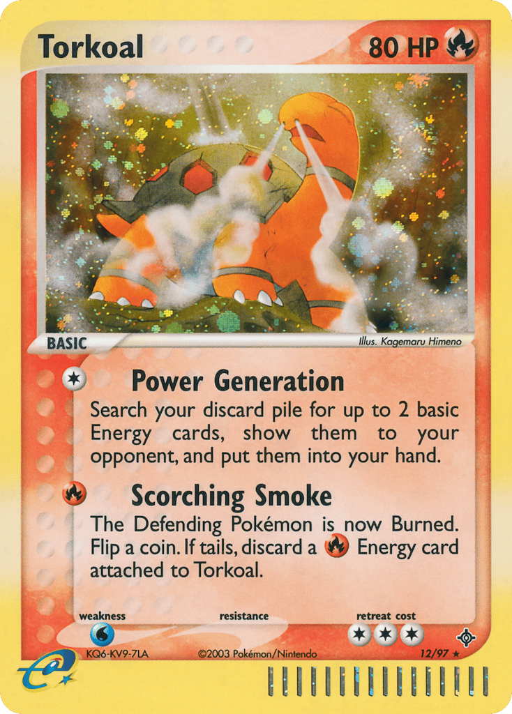 Torkoal - EX Dragon (DR) 12/97