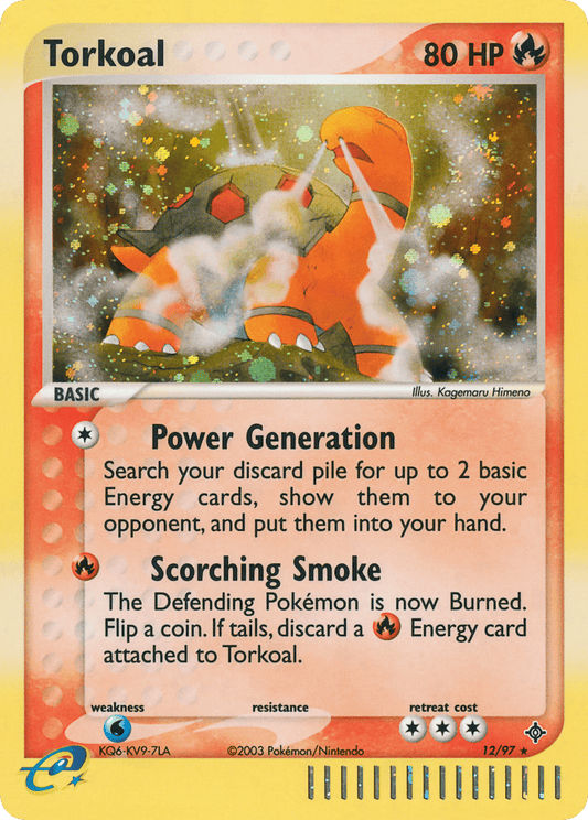 Torkoal - EX Dragon (DR) 12/97