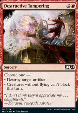Destructive Tampering C141
