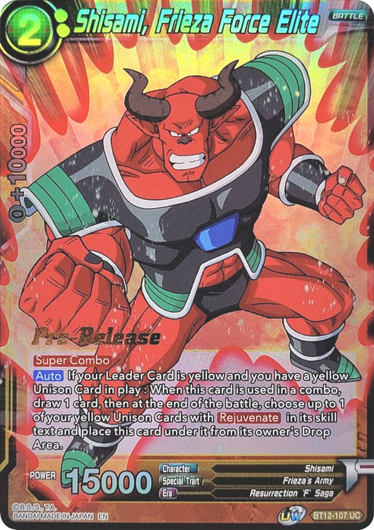 Shisami, Frieza Force Elite - Vicious Rejuvenation Pre-Release