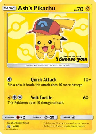 Ash's Pikachu SM111