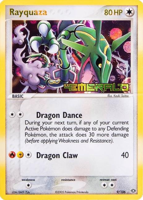 Rayquaza [Reverse Holo] #9 Pokemon Emerald