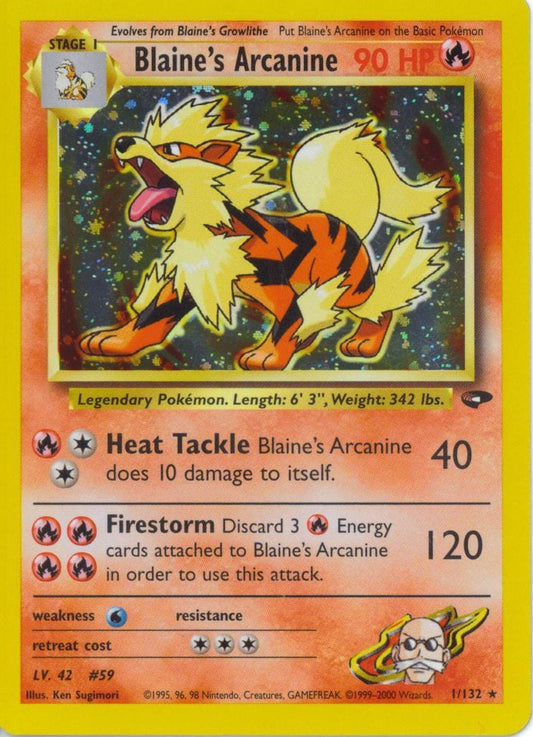 Blaine's Arcanine 1/132