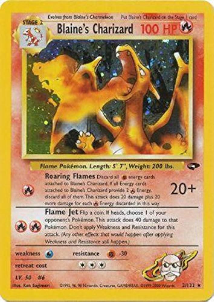 Blaine's Charizard - Gym Challenge 2/132