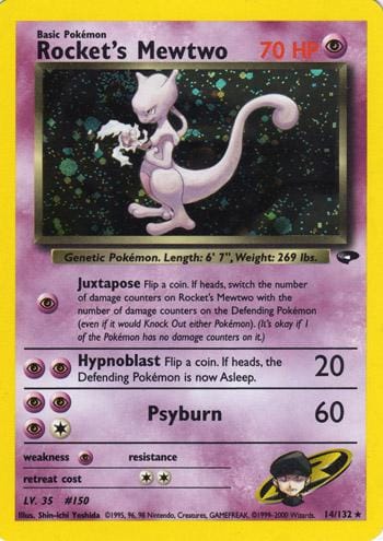 Rocket's Mewtwo - Gym Challenge (G2) 14/132