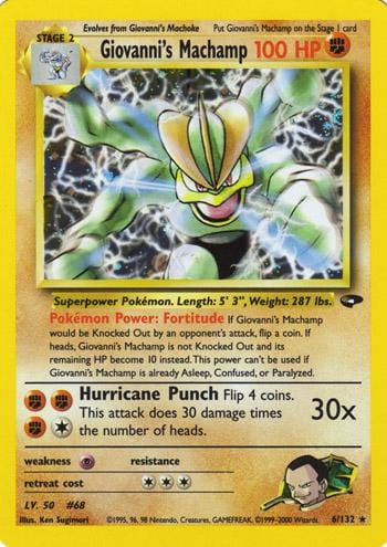 Giovanni's Machamp 6/132 - Gym Challenge (G2)
