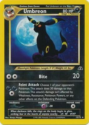 Umbreon 13/75 Pokemon Neo Discovery