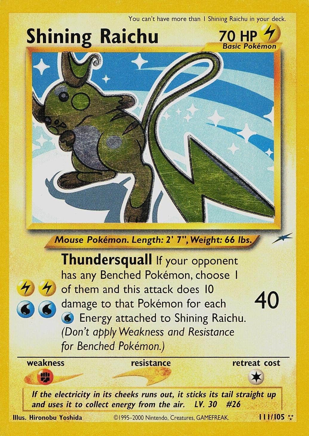 Shining Raichu 111/105
