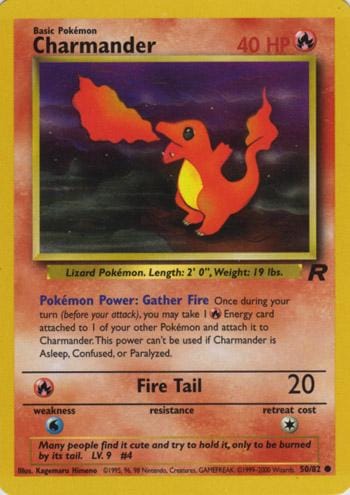 Charmander 50/82 - Team Rocket (TR)