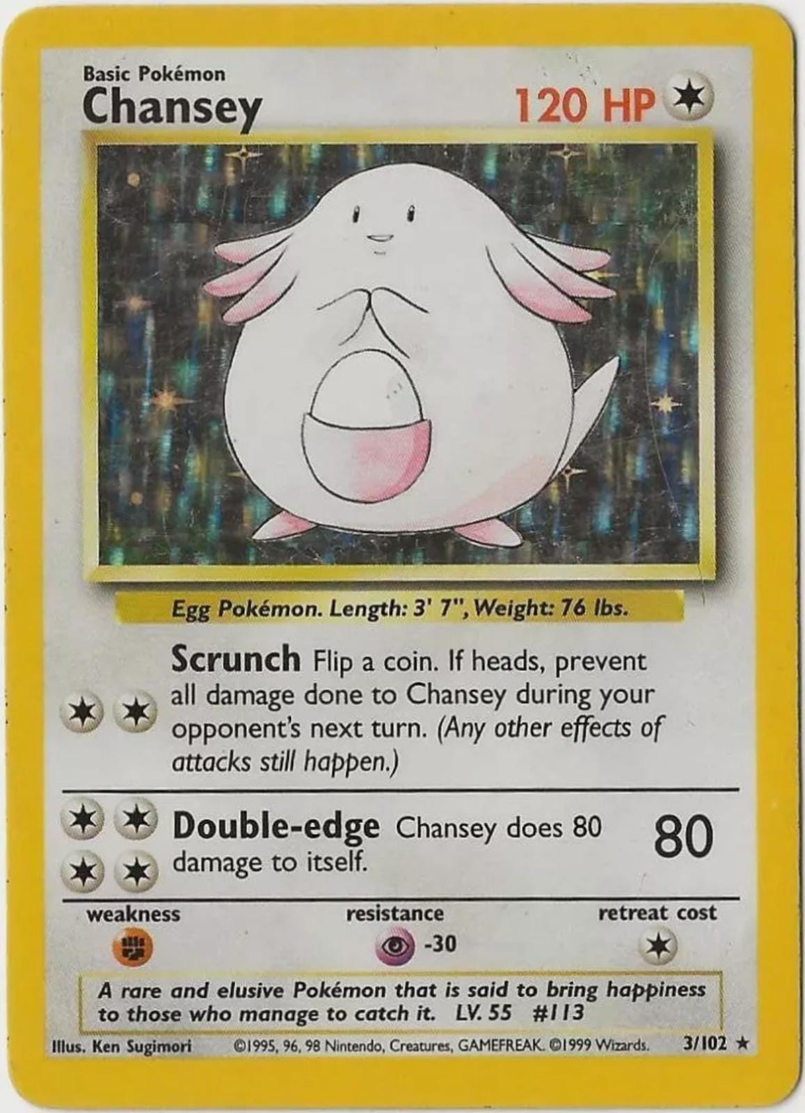 Chansey - Base Set (BS) 3/102