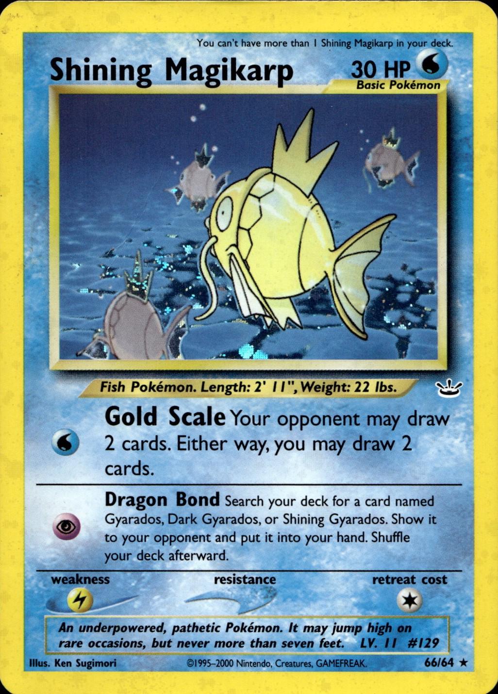 Shining Magikarp 66/64 (NOTA 4) LGS