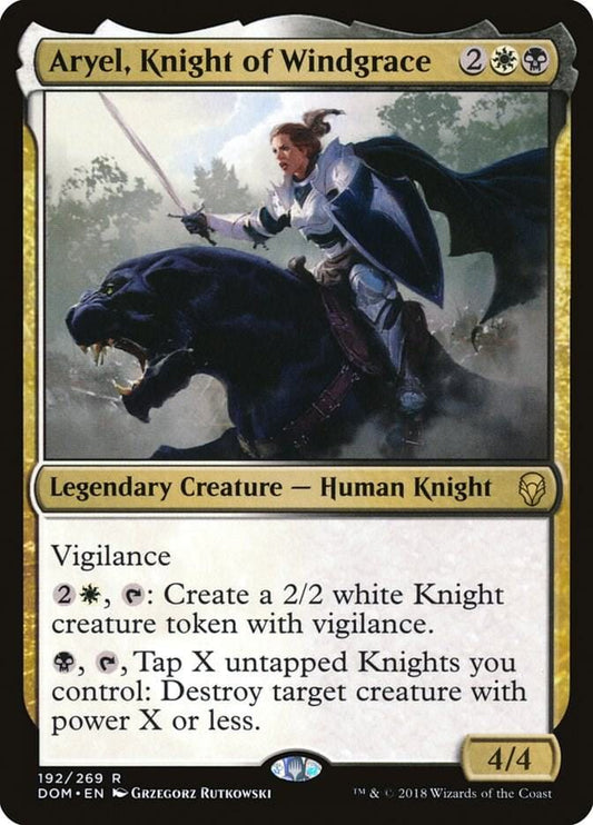 Aryel, Knight of Windgrace R192