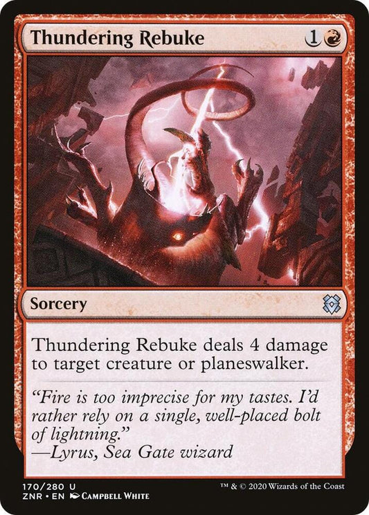 Thundering Rebuke U170