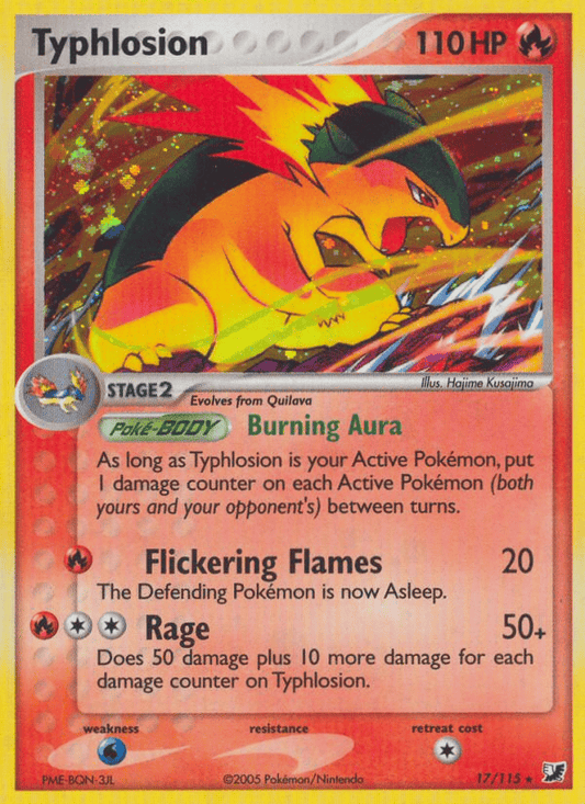 Typhlosion - 17/115 (EX Unseen Forces)