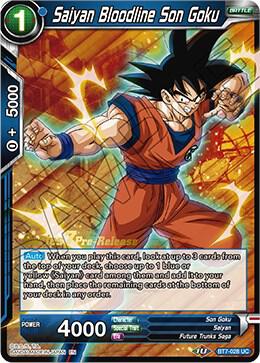 Saiyan Bloodline Son Goku - Pre-Release