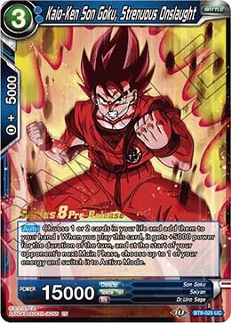 Kaio-Ken Son Goku, Strenuous Onslaught - Pre-Release