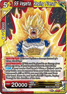 SS Vegeta, Raging Frenzy - Pre-Release